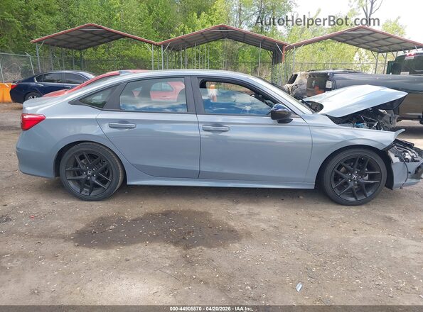 2HGFE2F57NH577025 2022 HONDA CIVIC Gray Սարքավորումների վահանակի տեսք