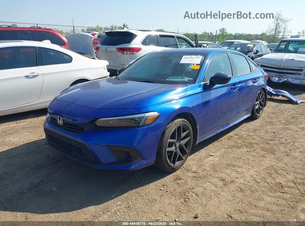 2HGFE2F57RH551675 2024 HONDA CIVIC Blue Przód lewy