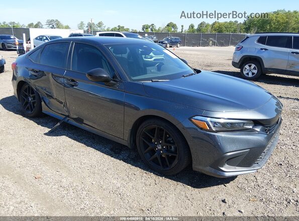 2HGFE2F57RH552762 2024 HONDA CIVIC Gray Przód prawy