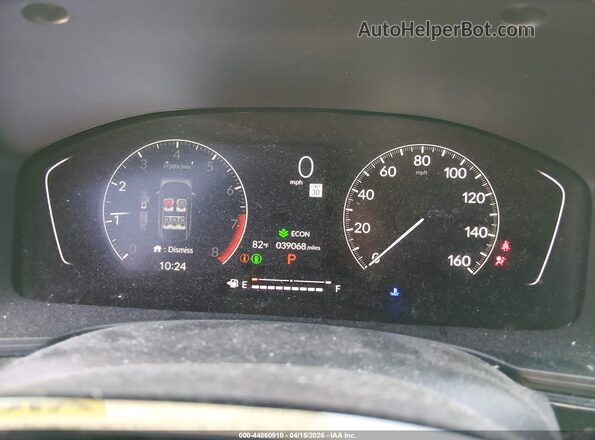 2HGFE2F57RH552762 2024 HONDA CIVIC Gray Widok tylnych siedzeń
