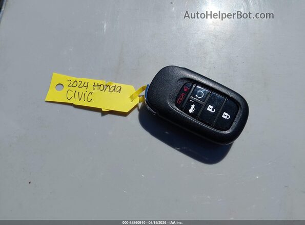2HGFE2F57RH552762 2024 HONDA CIVIC Gray Widok deski rozdzielczej