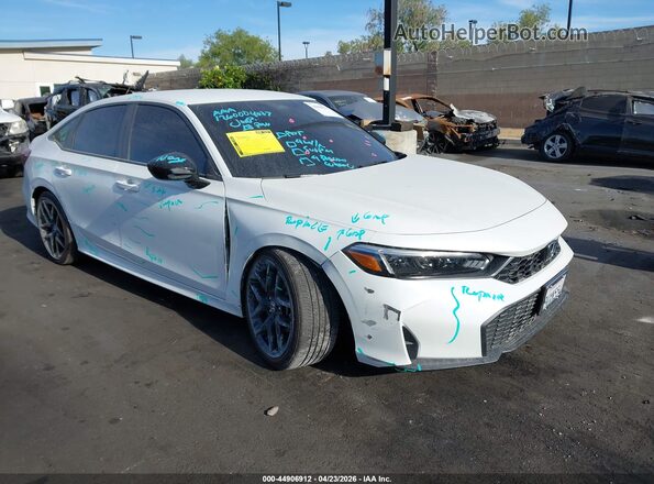 2HGFE2F57TH504461 2026 HONDA CIVIC White Przód prawy