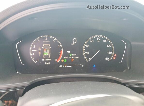 2HGFE2F57TH532793 2026 HONDA CIVIC Белый Вид щитка приборов