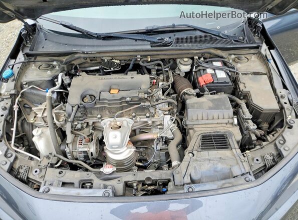 2HGFE2F58NH525211 2022 HONDA CIVIC Серый Вид задней части салона