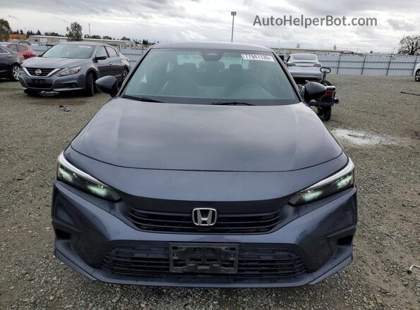 2HGFE2F58NH525211 2022 HONDA CIVIC Серый Вид спереди
