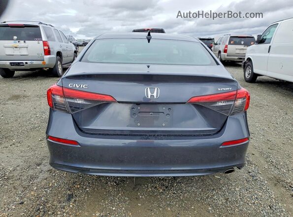 2HGFE2F58NH525211 2022 HONDA CIVIC Серый Вид сзади
