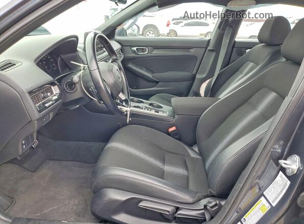 2HGFE2F58NH525211 2022 HONDA CIVIC Серый Вид салона спереди