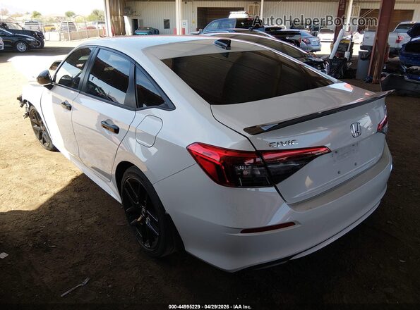 2HGFE2F58NH586185 2022 HONDA CIVIC White უკანა მარცხენა