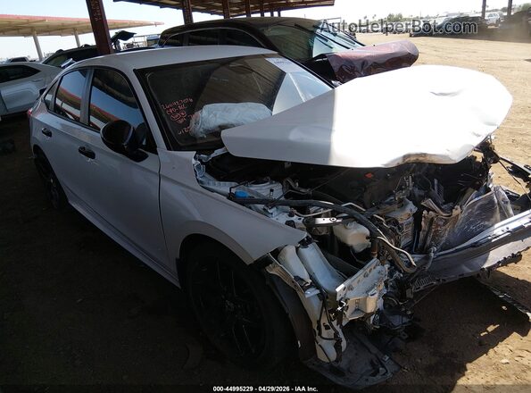 2HGFE2F58NH586185 2022 HONDA CIVIC White წინა მარჯვენა