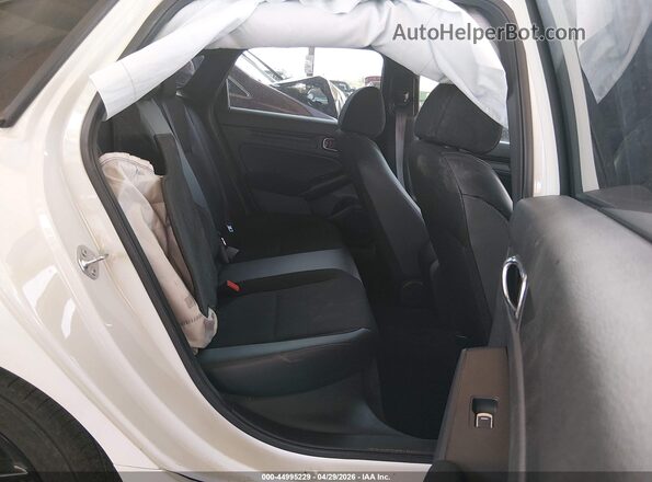 2HGFE2F58NH586185 2022 HONDA CIVIC White VIN კოდის სტიკერის ხედი