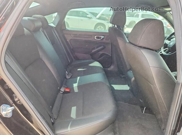 2HGFE2F58RH589724 2024 HONDA CIVIC Black Widok tylnych siedzeń