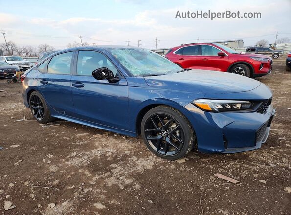 2HGFE2F58SH506833 2025 HONDA CIVIC Blue წინა მარჯვენა