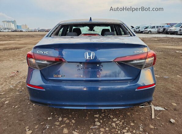 2HGFE2F58SH506833 2025 HONDA CIVIC Blue უკანა ხედი