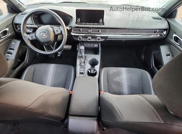 2HGFE2F58SH506833 2025 HONDA CIVIC Blue წინა პანელის ხედი