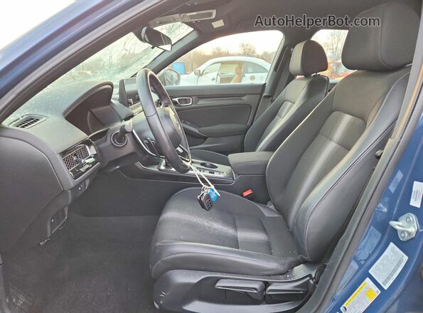2HGFE2F58SH506833 2025 HONDA CIVIC Blue წინა სალონის ხედი