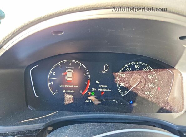 2HGFE2F58SH522014 2025 HONDA CIVIC Silver Vista del cuadro de instrumentos