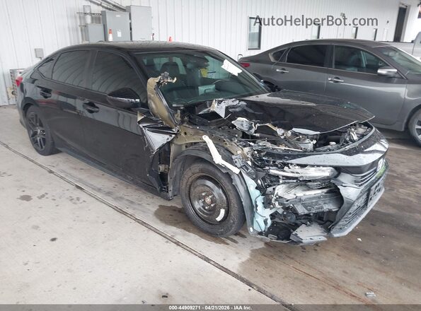 2HGFE2F59NH504626 2022 HONDA CIVIC Black Передня права чверть