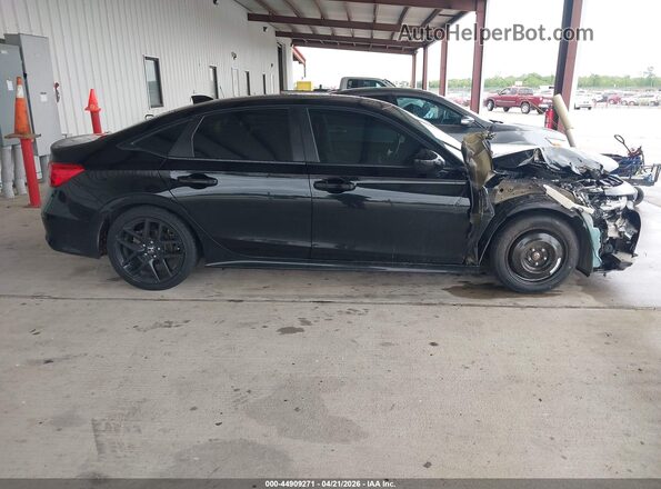 2HGFE2F59NH504626 2022 HONDA CIVIC Black Вид задньої частини салону