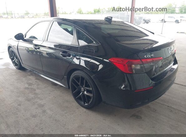2HGFE2F59NH504626 2022 HONDA CIVIC Black Задня ліва чверть