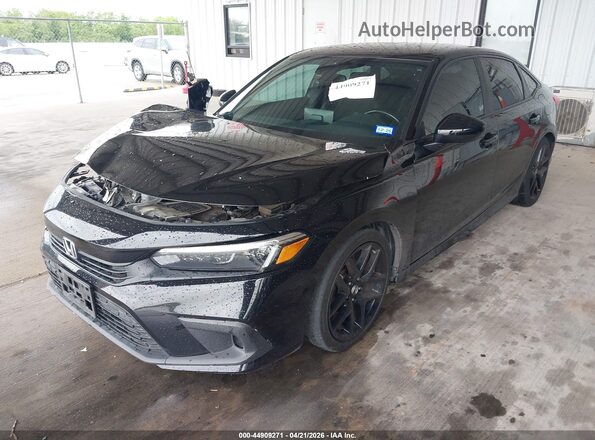 2HGFE2F59NH504626 2022 HONDA CIVIC Black Передня ліва чверть