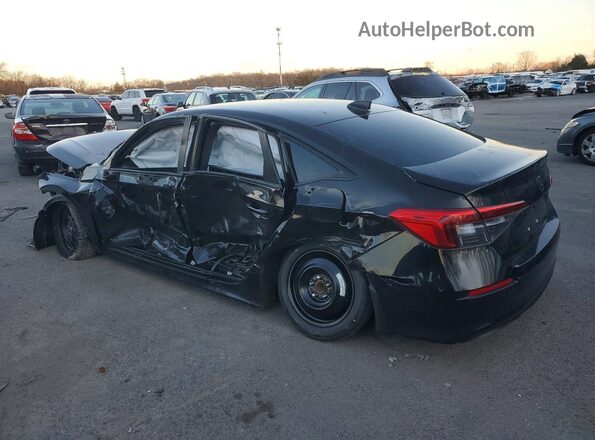 2HGFE2F59NH543748 2022 HONDA CIVIC Black Rear left