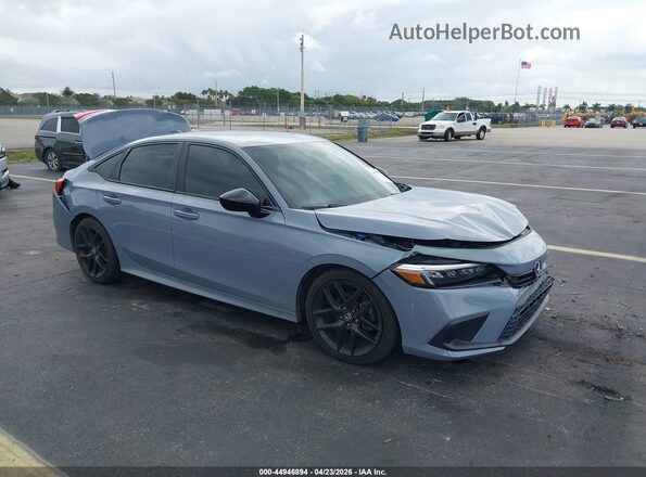 2HGFE2F59NH569010 2022 HONDA CIVIC Серый Передняя правая четверть