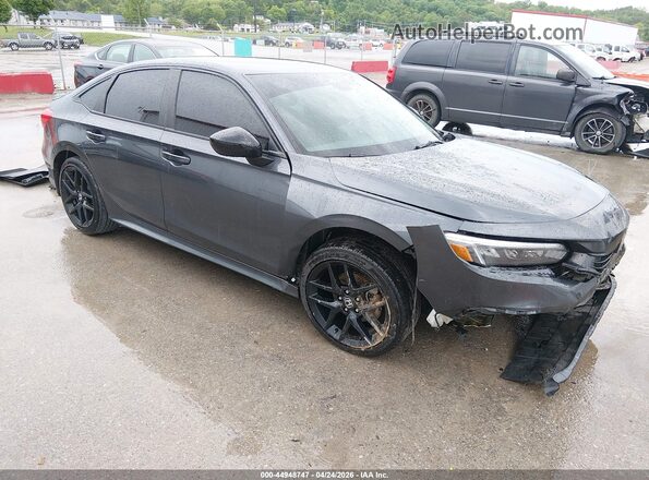 2HGFE2F59NH600207 2022 HONDA CIVIC Black Передня права чверть