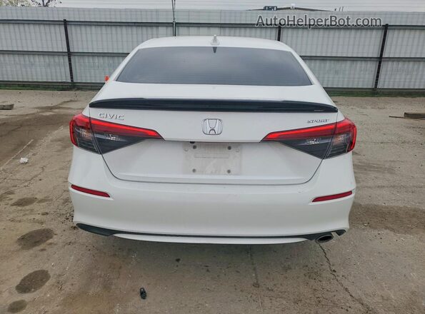2HGFE2F59NH609683 2022 HONDA CIVIC Белый Вид сзади