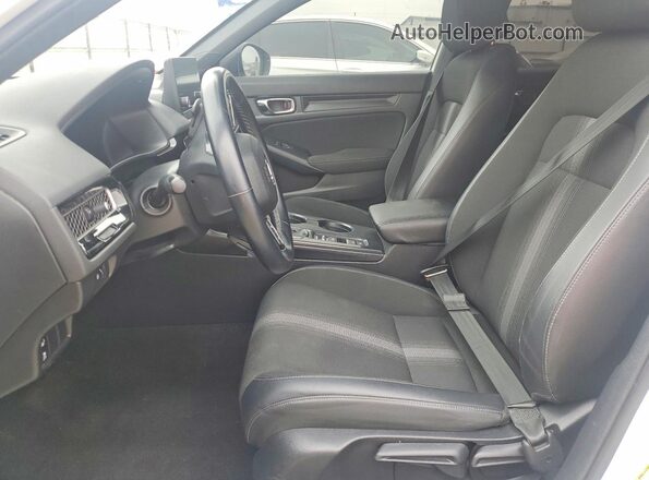 2HGFE2F59NH609683 2022 HONDA CIVIC Белый Вид салона спереди