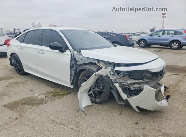 2HGFE2F59NH609683 2022 HONDA CIVIC Белый Передняя правая четверть