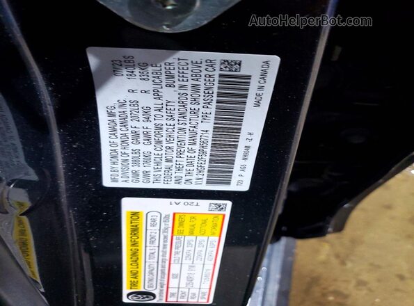 2HGFE2F59PH567714 2023 HONDA CIVIC Угольный Вид подкапотного пространства
