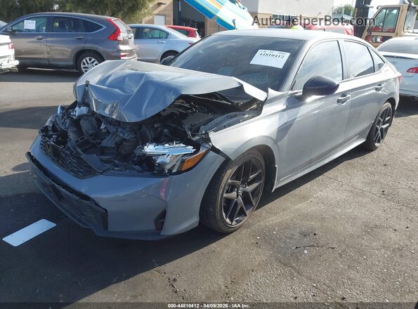 2HGFE2F59TH518104 2026 HONDA CIVIC Gray Vista tres cuartos delantera izquierda