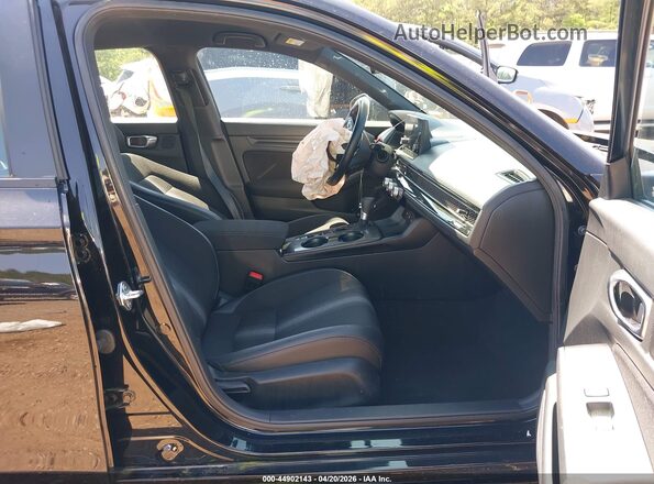 2HGFE2F5XSH562644 2025 HONDA CIVIC Black Widok wnętrza z przodu
