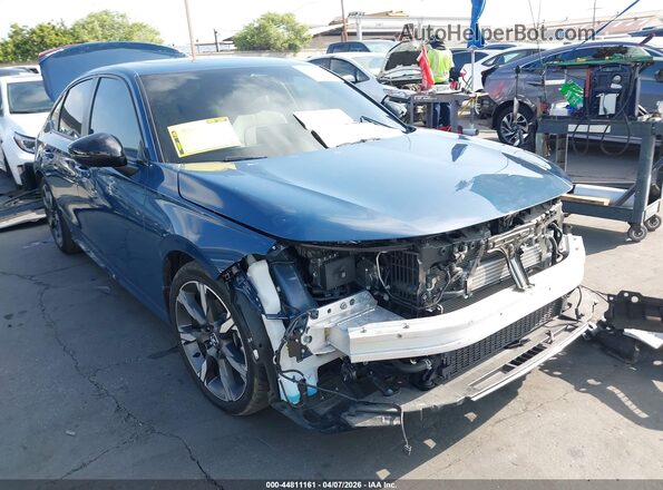2HGFE4F80SH322136 2025 HONDA CIVIC HYBRID Синий Передняя правая четверть