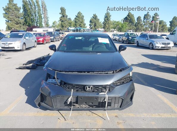 2HGFE4F80TH309047 2026 HONDA CIVIC HYBRID Gray Rear interior view