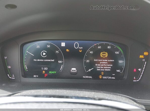 2HGFE4F83TH330622 2026 HONDA CIVIC HYBRID Black Vista de los asientos traseros