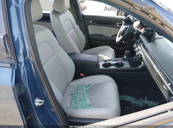 2HGFE4F85SH336128 2025 HONDA CIVIC HYBRID Синий Вид салона спереди