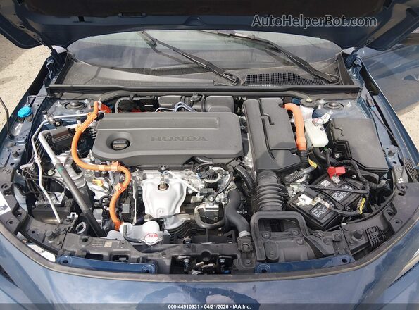 2HGFE4F87TH306324 2026 HONDA CIVIC HYBRID Синий Вид сзади