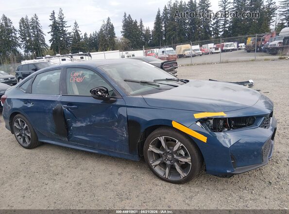 2HGFE4F87TH306324 2026 HONDA CIVIC HYBRID Синий Панорамный вид салона 360°
