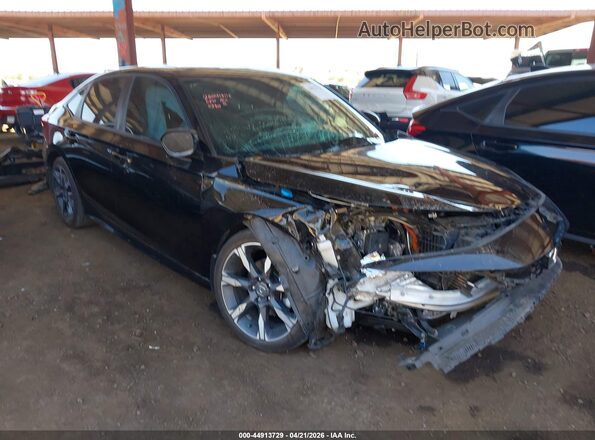 2HGFE4F89SH340330 2025 HONDA CIVIC HYBRID Black Przód prawy