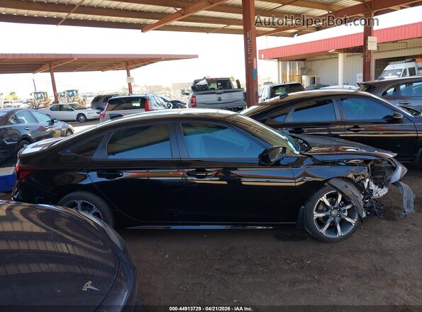 2HGFE4F89SH340330 2025 HONDA CIVIC HYBRID Black Widok wnętrza 360 stopni