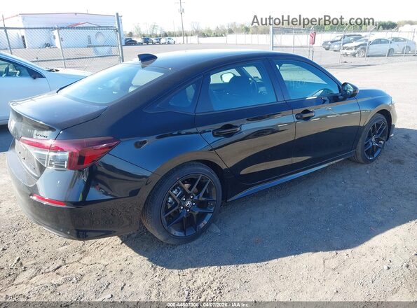 2HGFE4F89TH336280 2026 HONDA CIVIC HYBRID Черный Задняя правая четверть