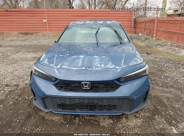 2HGFE4F8XSH341146 2025 HONDA CIVIC HYBRID Синий Вид щитка приборов