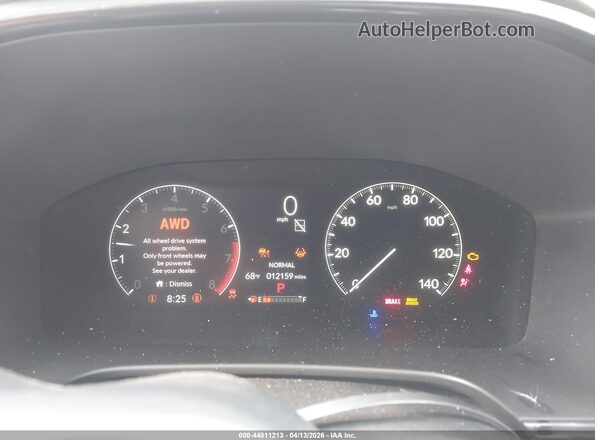 2HKRS4H43RH445753 2024 HONDA CR-V Черный Вид задних сидений