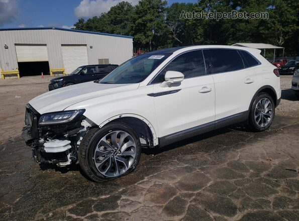 2LMPJ6K90NBL10441 2022 LINCOLN NAUTILUS Белый Передняя левая четверть