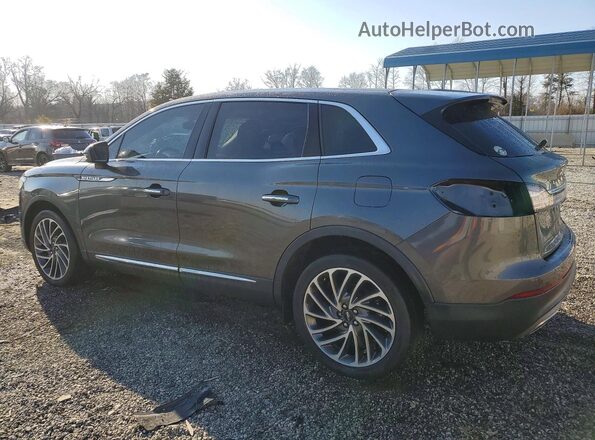 2LMPJ6L92KBL53589 2019 LINCOLN NAUTILUS Gray Задня ліва чверть