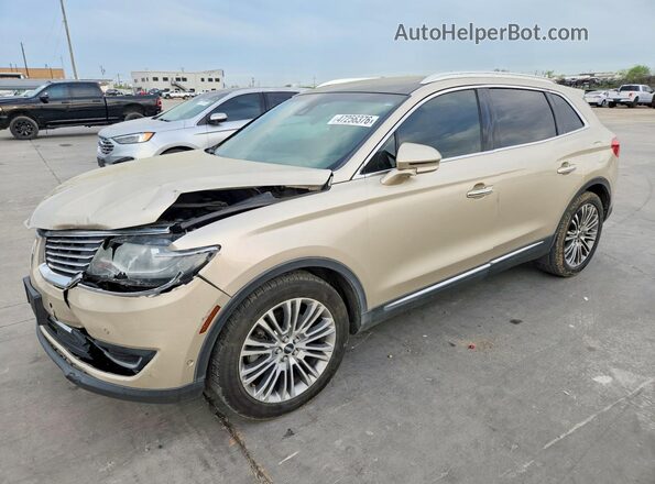 2LMPJ6LR0HBL41319 2017 LINCOLN MKX Beige Передня ліва чверть
