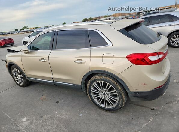 2LMPJ6LR0HBL41319 2017 LINCOLN MKX Beige Задня ліва чверть