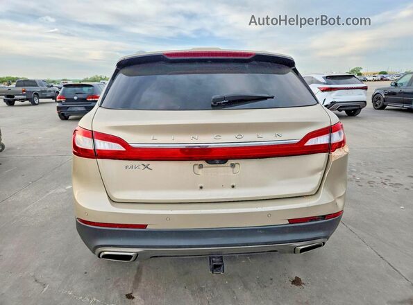 2LMPJ6LR0HBL41319 2017 LINCOLN MKX Beige Вид ззаду