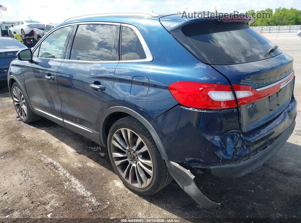 2LMPJ6LR0HBL44236 2017 LINCOLN MKX Blue Հետևի ձախ